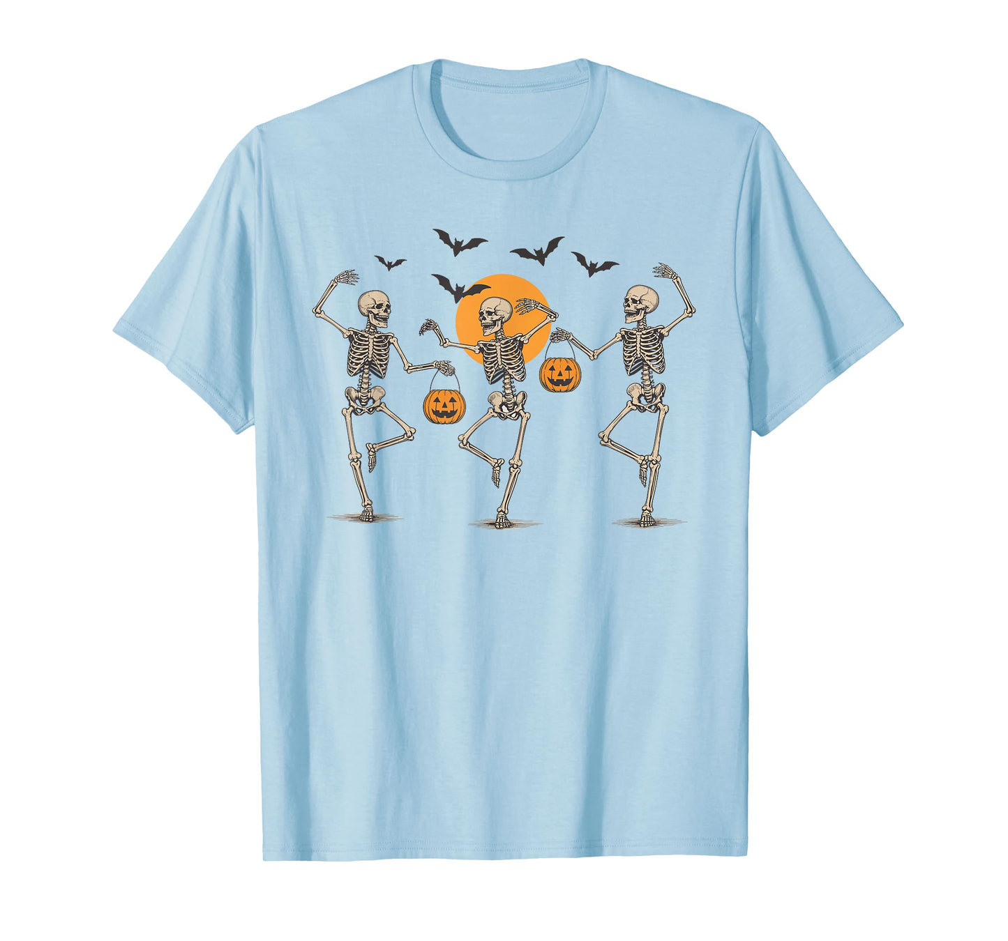 Dancing Skeleton Dry Bones Come Alive Christian Halloween T-Shirt