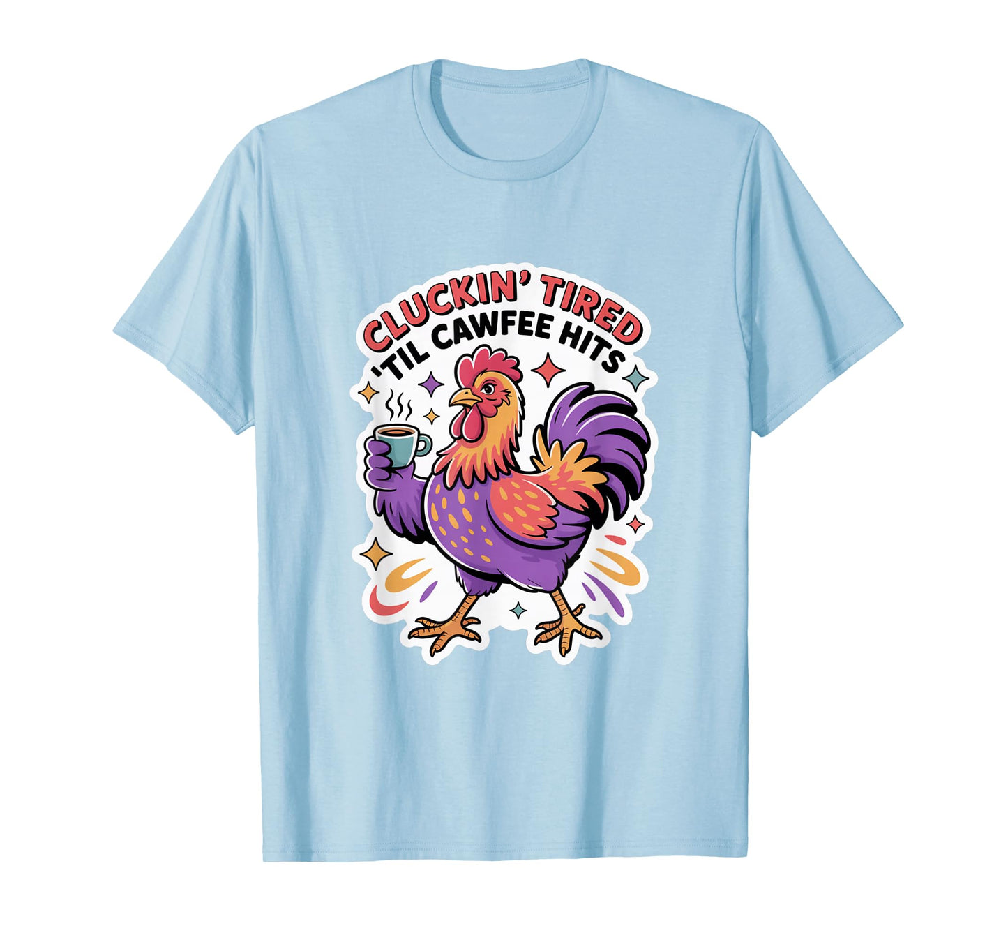 Funny Coffee Lover F-CAW-F Cawfee T-Shirt