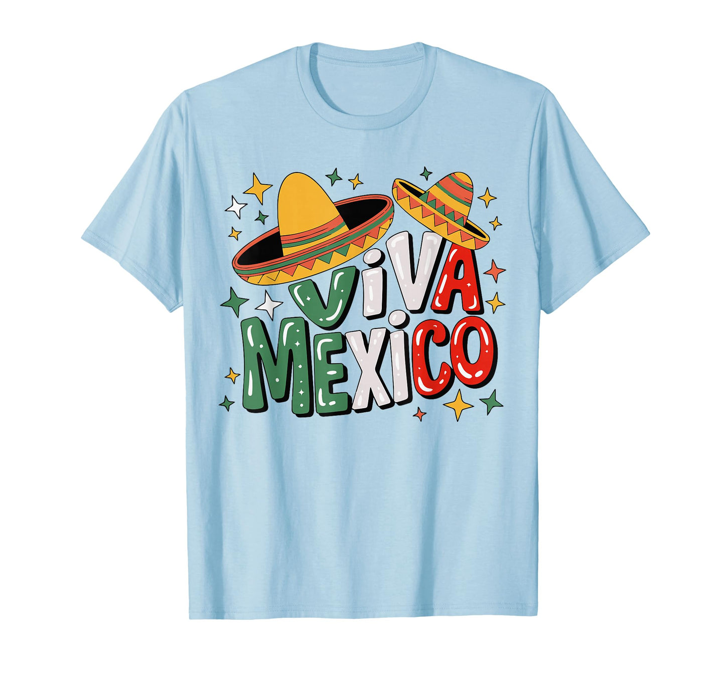 Viva Mexico Toddler Girls Boys Mexican Flag Independence Day T-Shirt