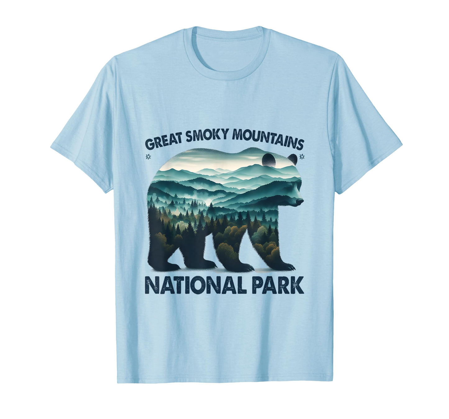 Great Smoky Mountains National Park Bear Hiking Camping T-Shirt