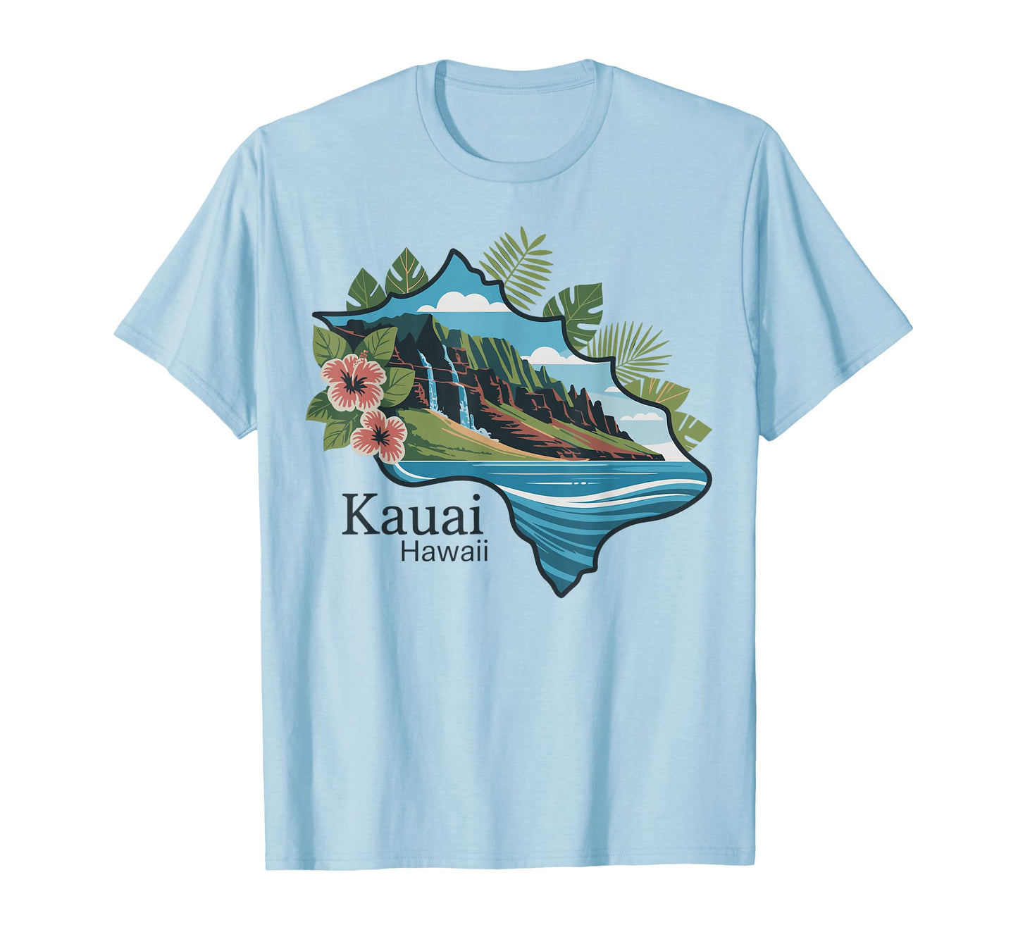 Kauai Hawaii Napali Coast Scenic Souvenir T-Shirt