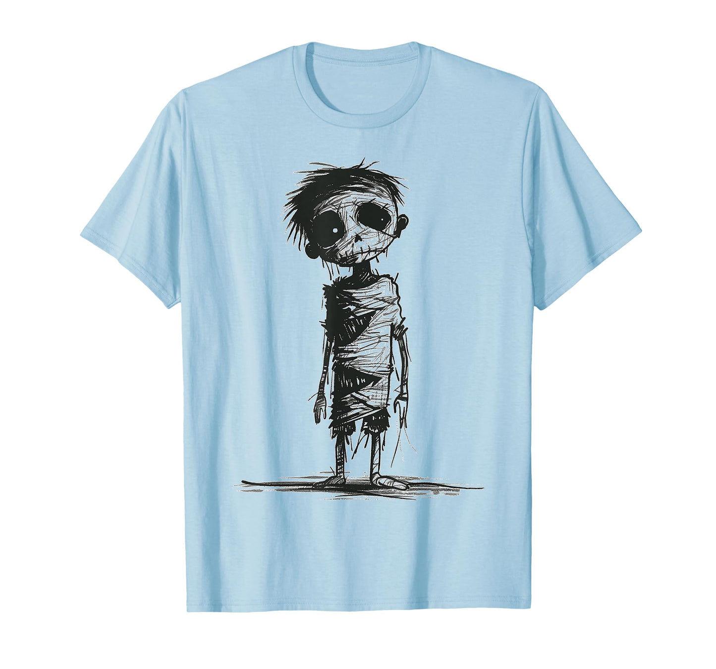 Zombie Costume Halloween Graphic Art Zombie T-Shirt