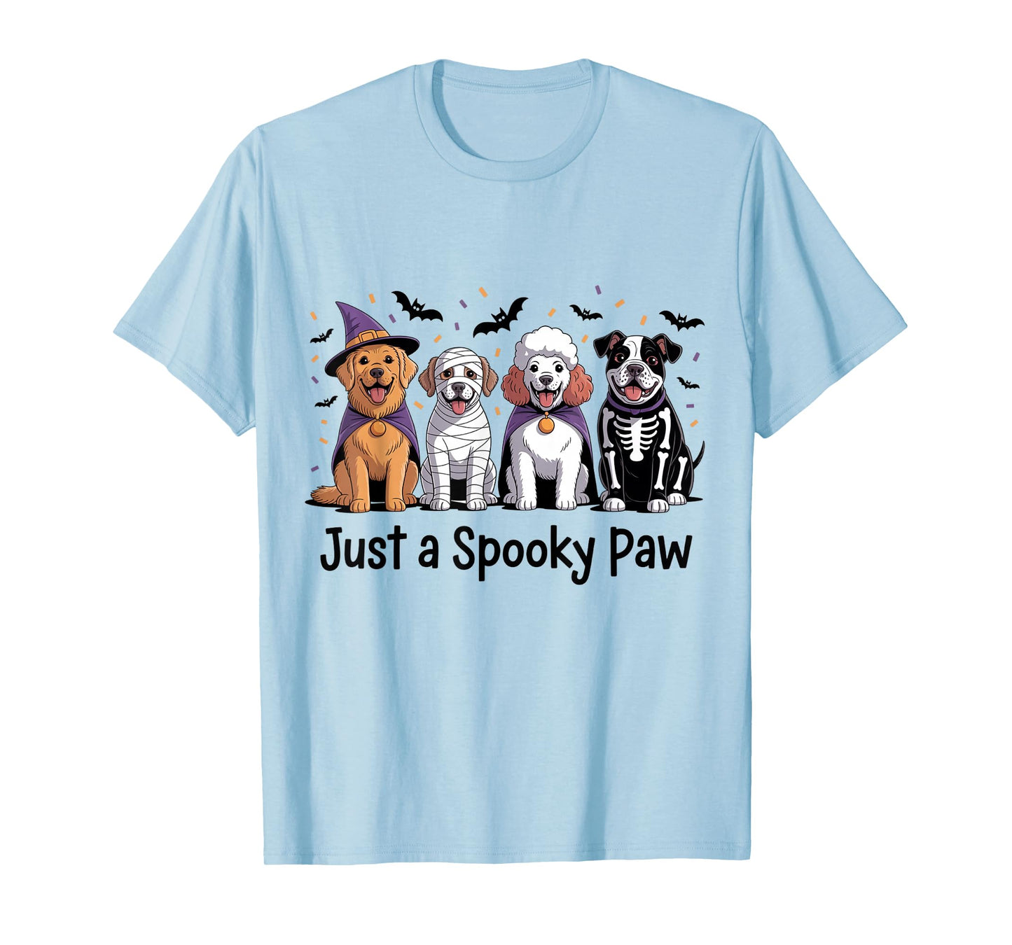 Just A Spooky Halloween Dog Group Beagles As Witch Mummy T-Shirt