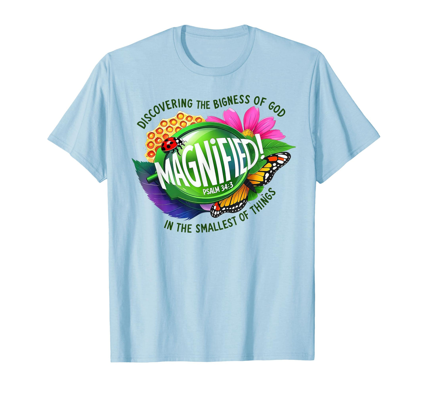 Magnified VBS 2025 Discovering the Bigness of God Christian T-Shirt