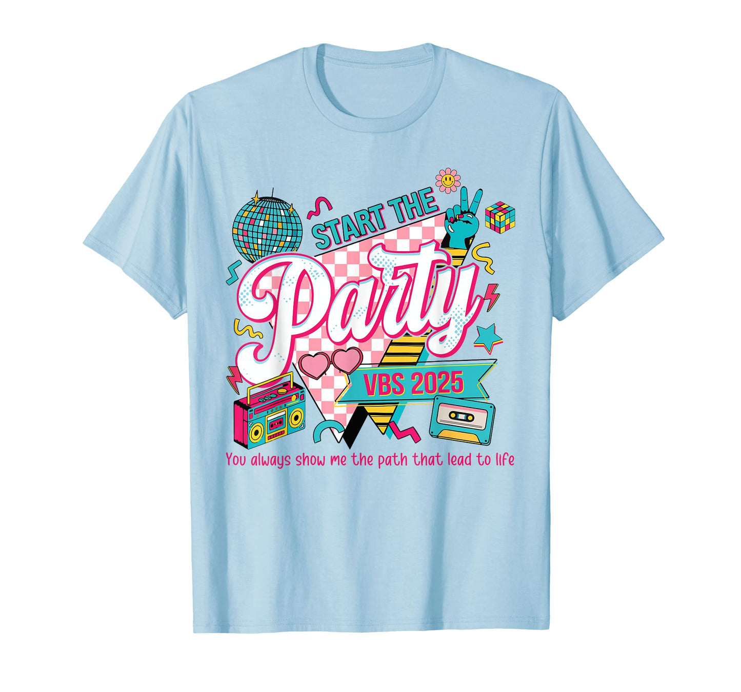 Cute Start The Party VBS 2025 VBS Week Vacation Bible School T-Shirt