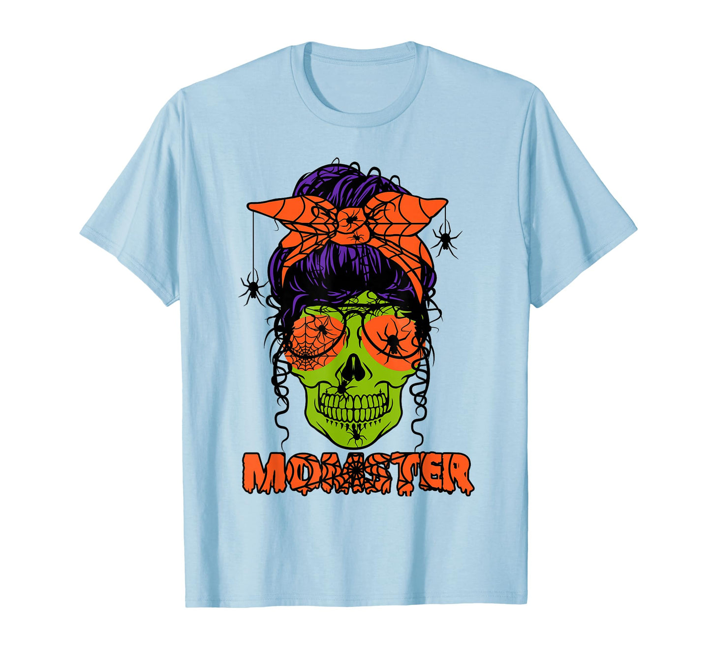 Momster Funny Mama Halloween Skull Mom of Monsters T-Shirt