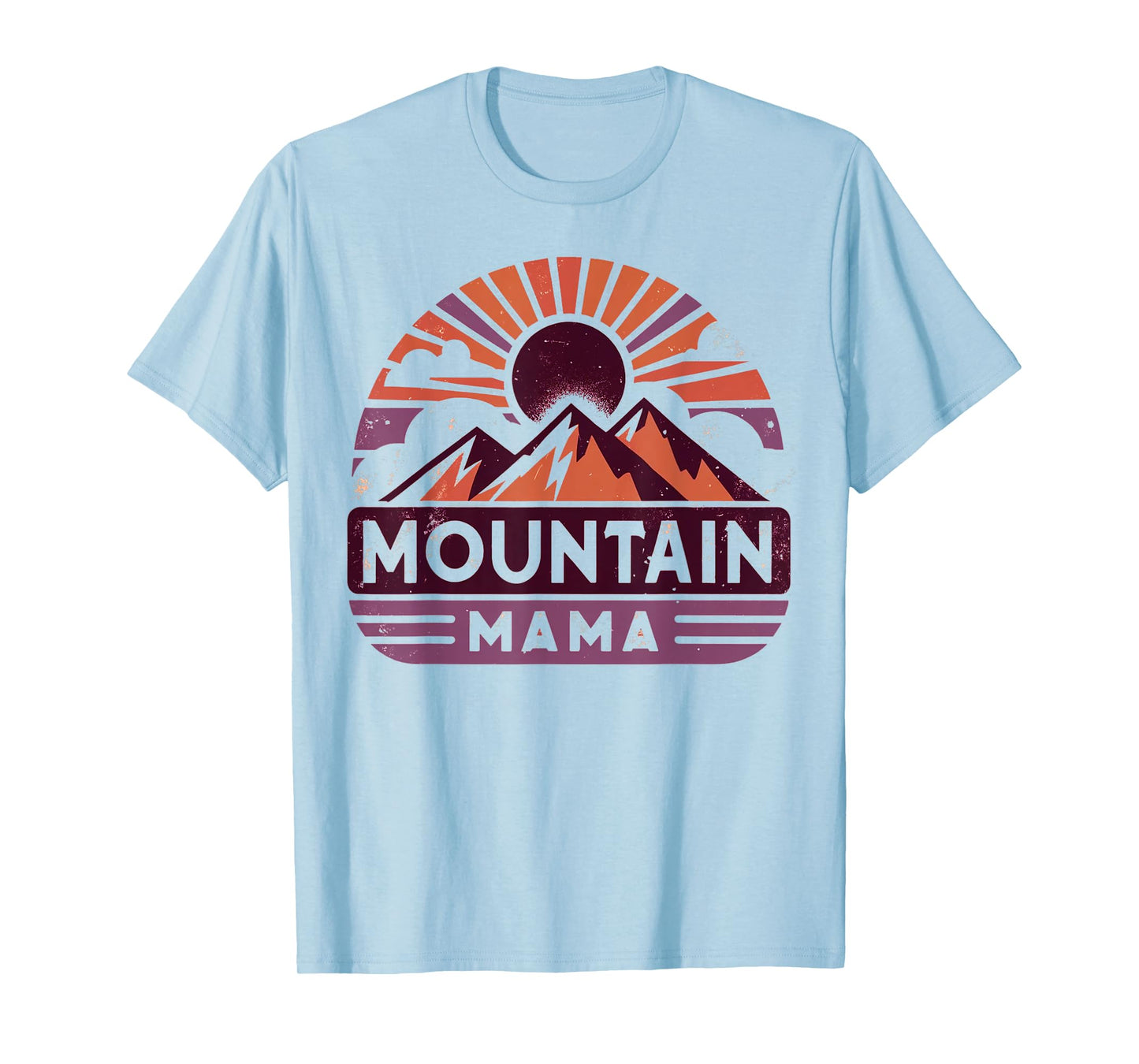 Mothers Day Love Hiking Mountain Mama T-Shirt