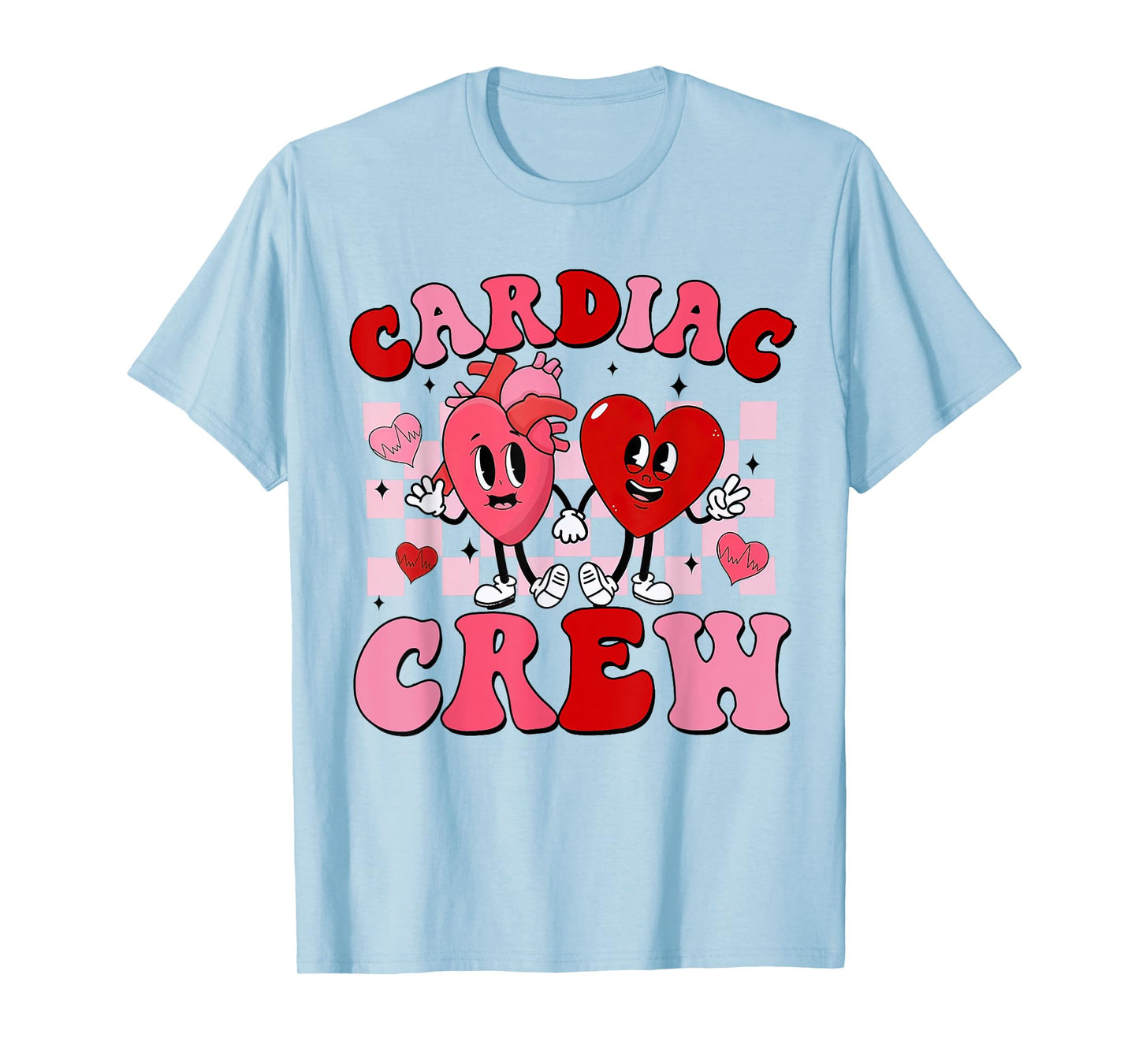 Cardiac Crew Valentine, Crew Valentine Cardiology Echo Tech T-Shirt