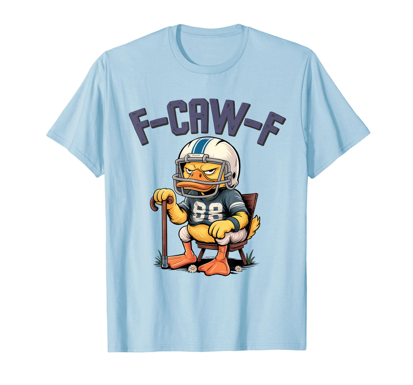 F-CAW-F Football Meme – Funny Duck Grumpy Fan T-Shirt