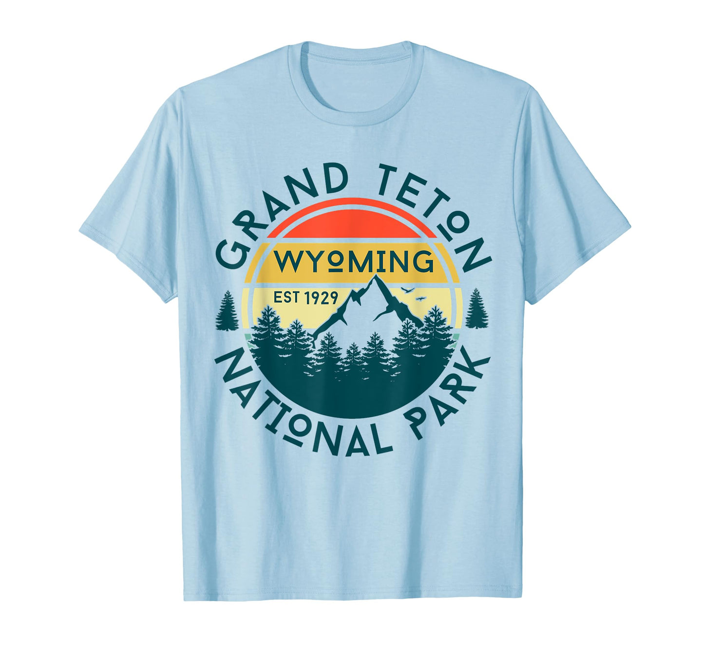 Grand Teton Wyoming Nature Hiking Outdoors Travel Girls T-Shirt