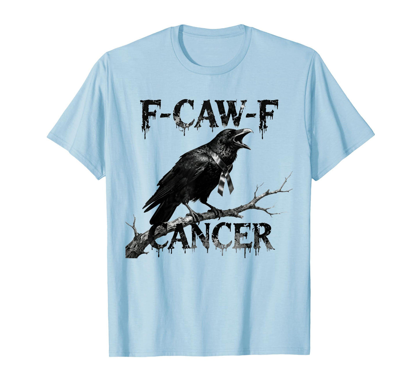 F-Caw-F Rooster Meme Chicken Humor Joke FCAWF Liver Cancer T-Shirt