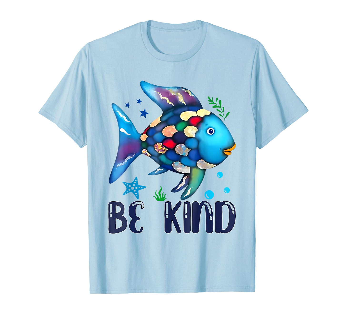 Be Kind Rainbow Fish World Book Day Rainbow Scale Fish T-Shirt