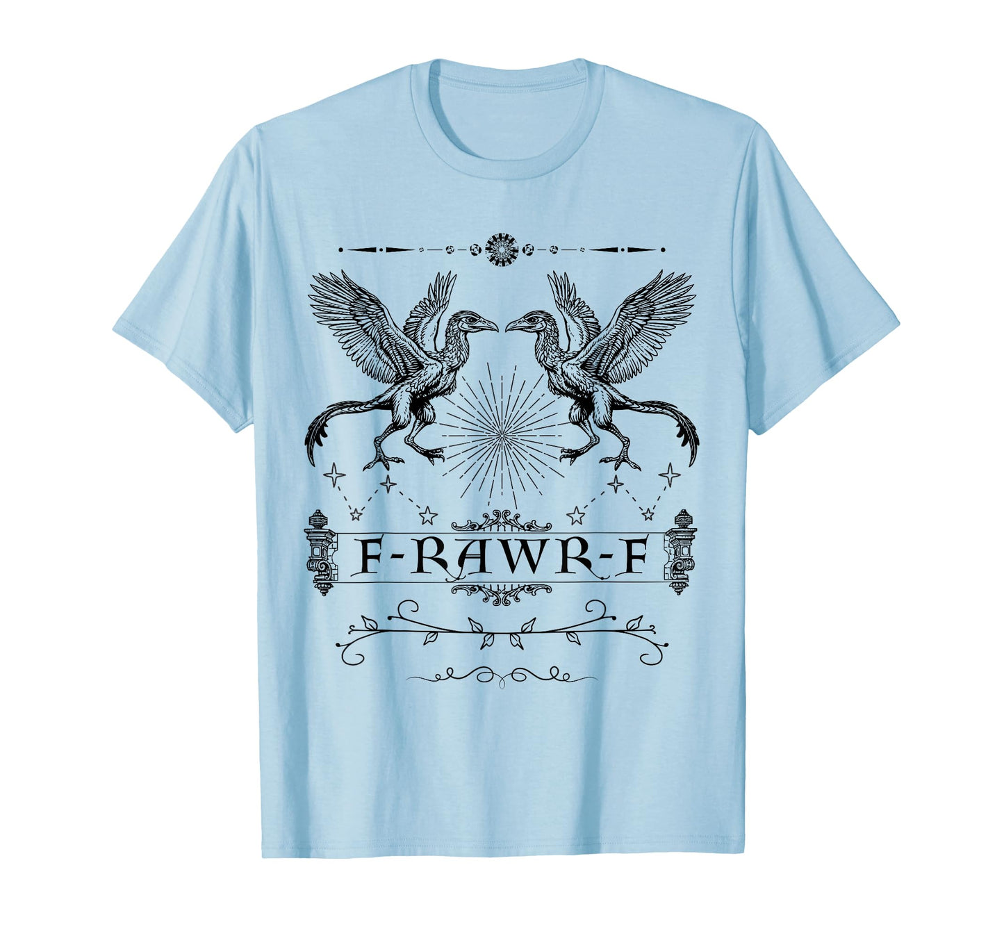 FCAWF Funny Rawr Archaeopteryx Bird Dinosaur Vintage Style T-Shirt