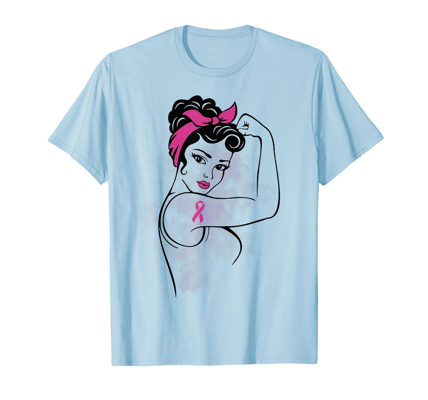 Fight Like a Hero Breast Cancer Awareness Hope Pink Ribbon T-Shirt
