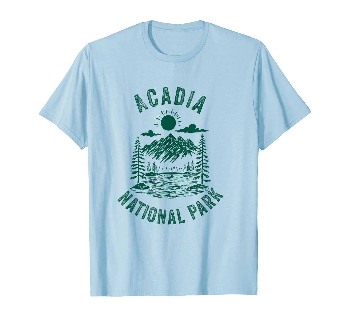 Acadia National Park Souvenir Maine Retro for Men Women Kid T-Shirt