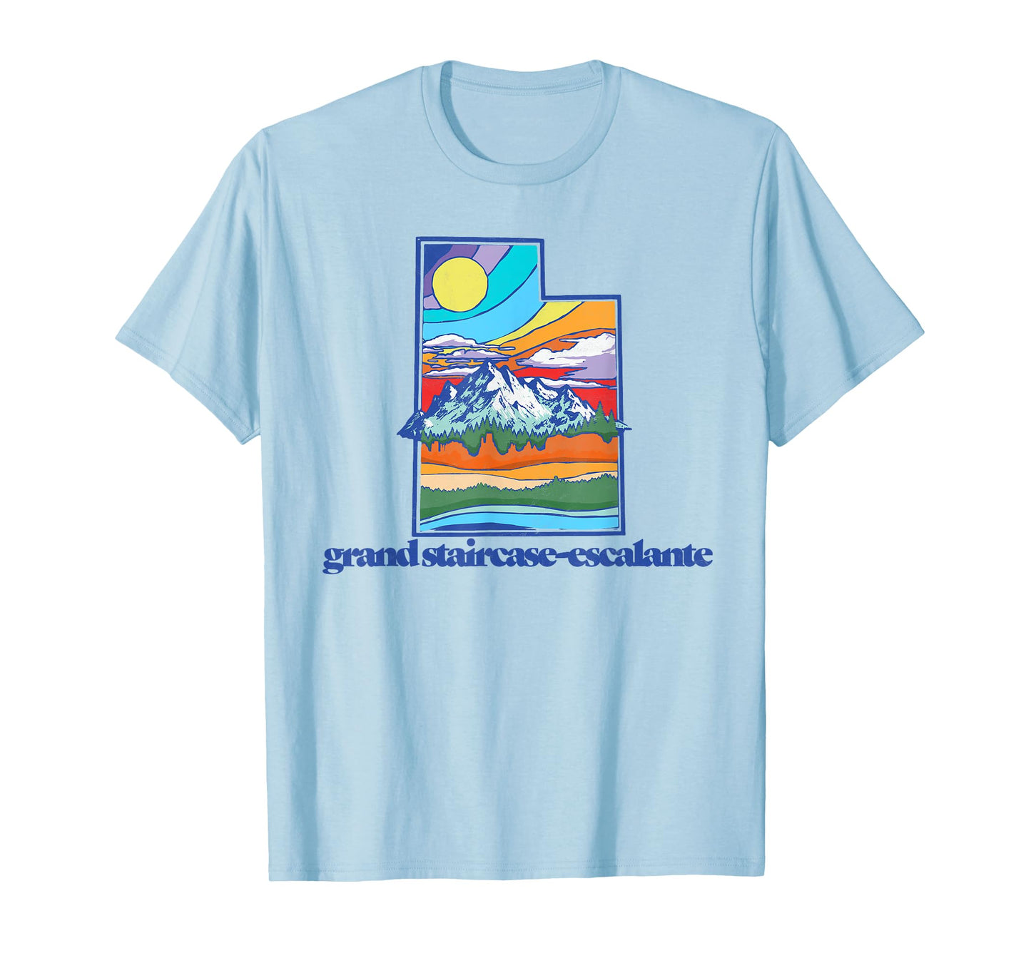 Grand Staircase-Escalante Utah Vintage Nature Outdoor T-Shirt