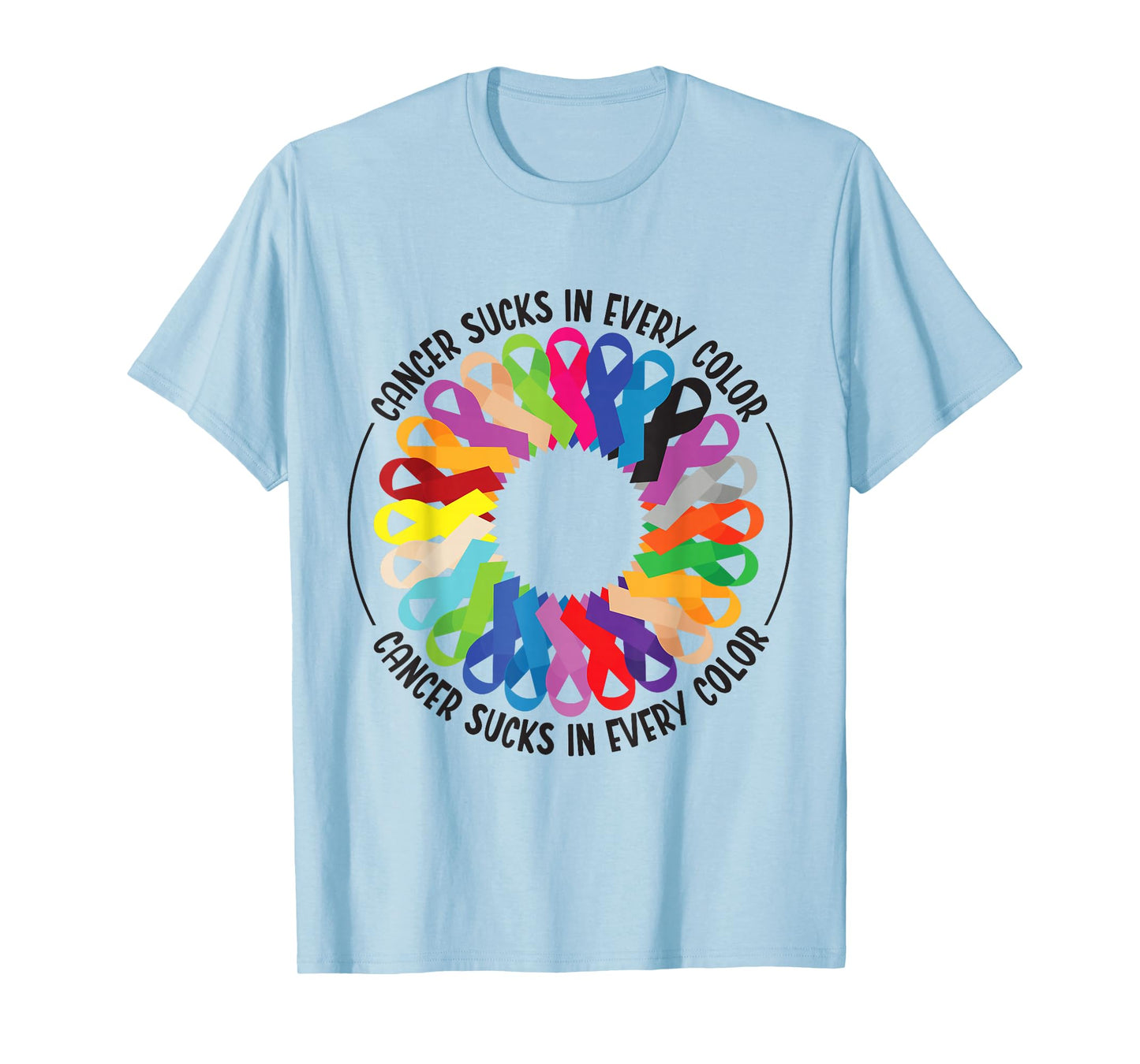 Cancer Sucks In Every Color Fighter | Funk Cancer T-Shirt