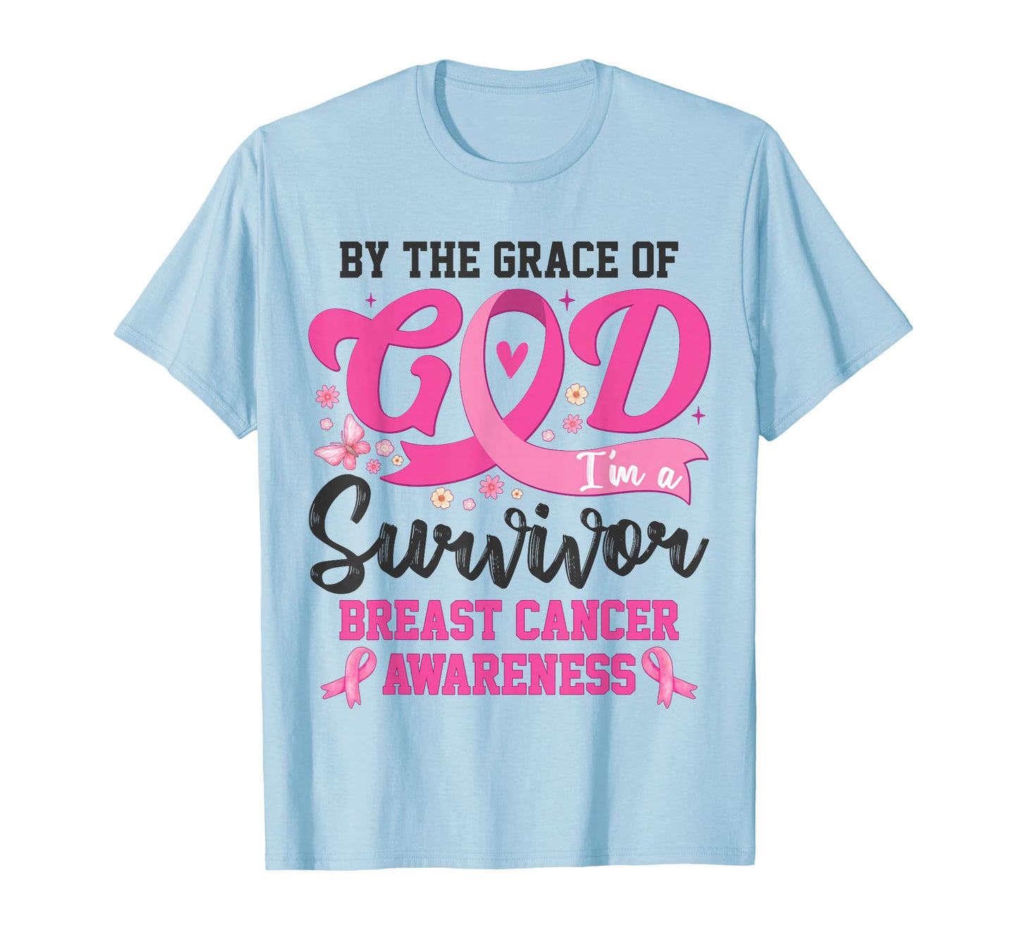 I'm A Survivor Breast Cancer Awareness For Women Mom Grandma T-Shirt