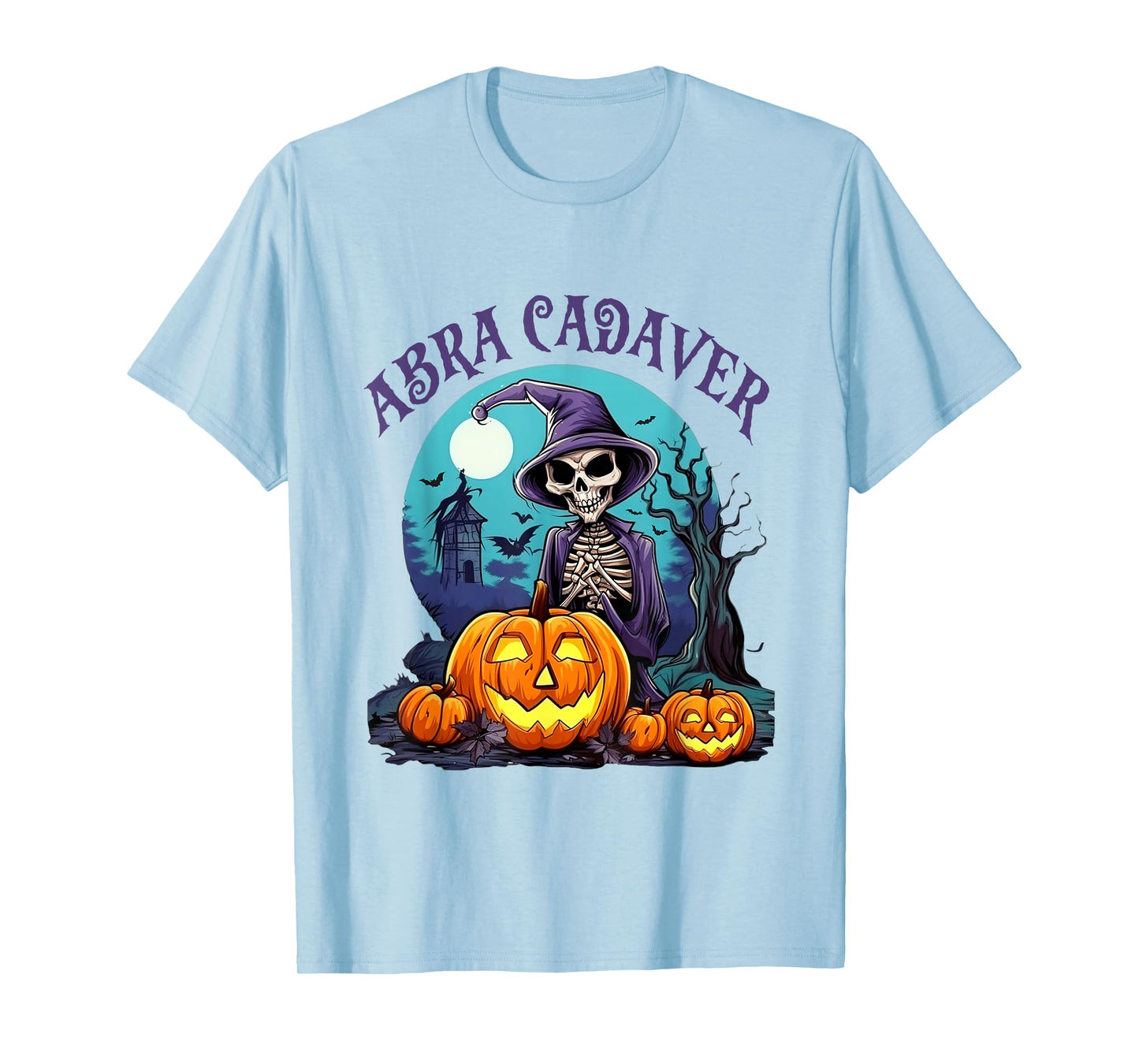 Abra Cadaver Skeleton Spooky Horror Halloween T-Shirt