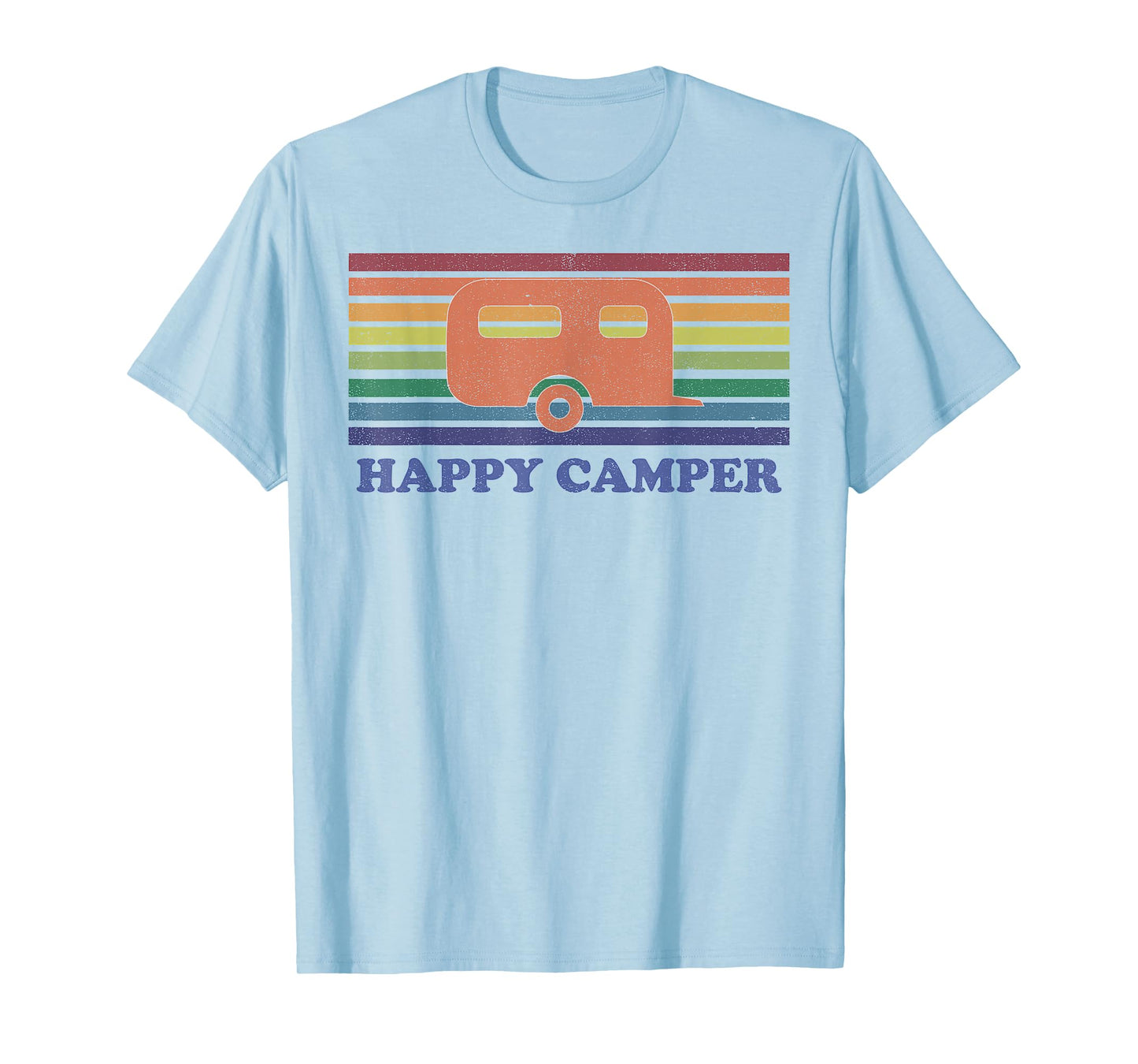 Happy Camper Shirt Vintage Camping Tee