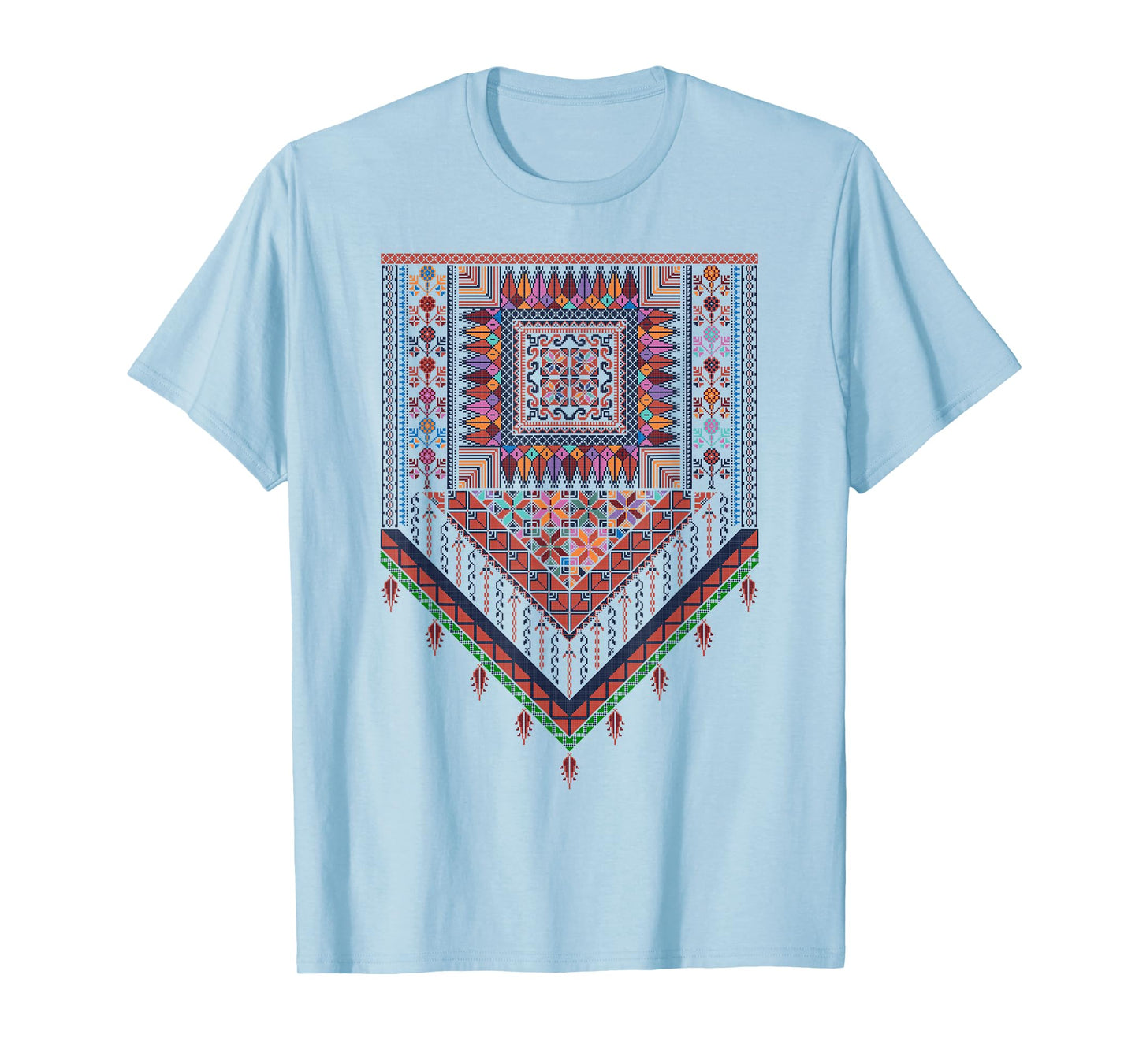 Palestine Trational Women Girls Palestinian Woman Thobe Thob T-Shirt
