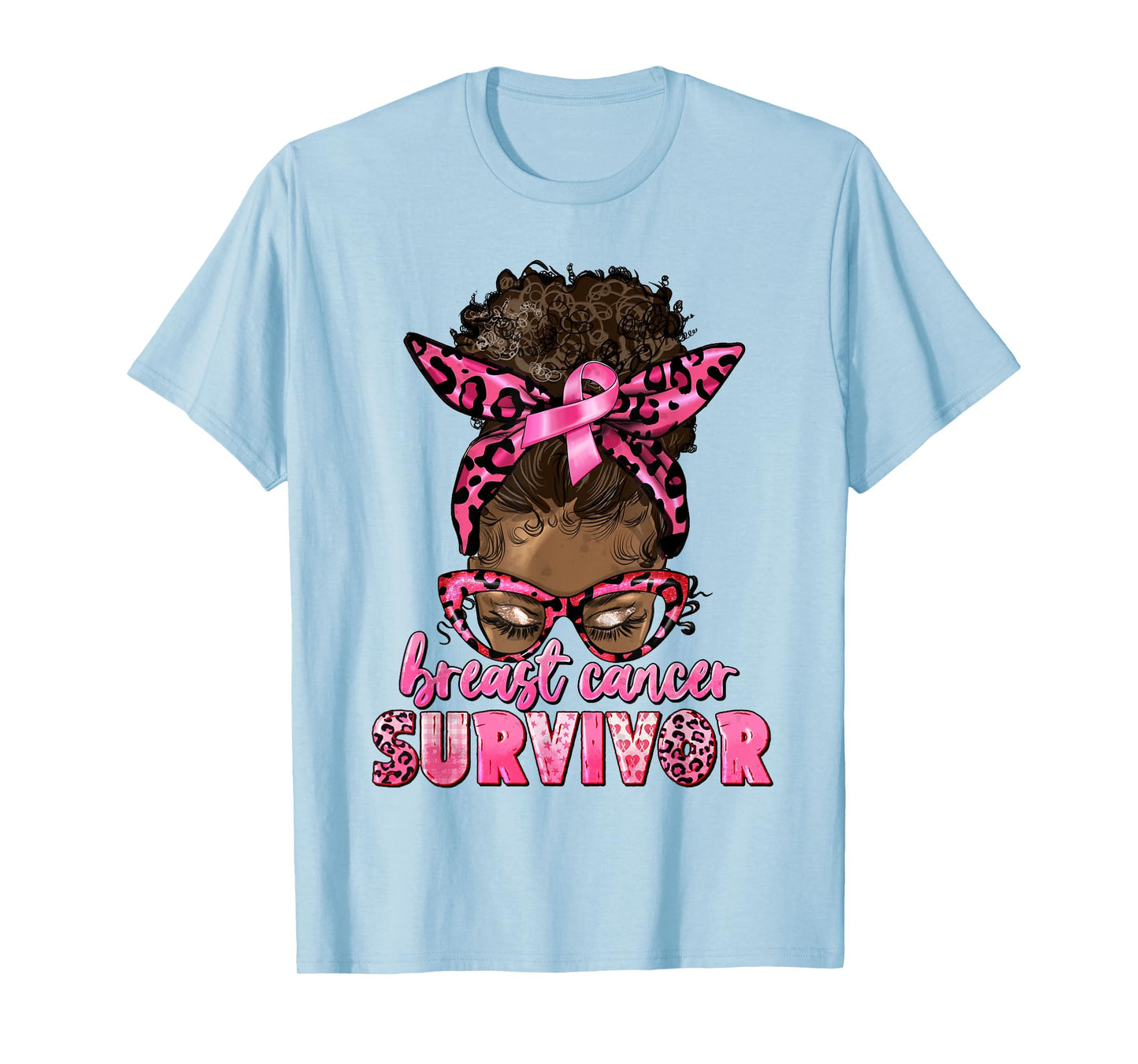 Breast Cancer Awareness Survivor Black Women Melanin Warrior T-Shirt