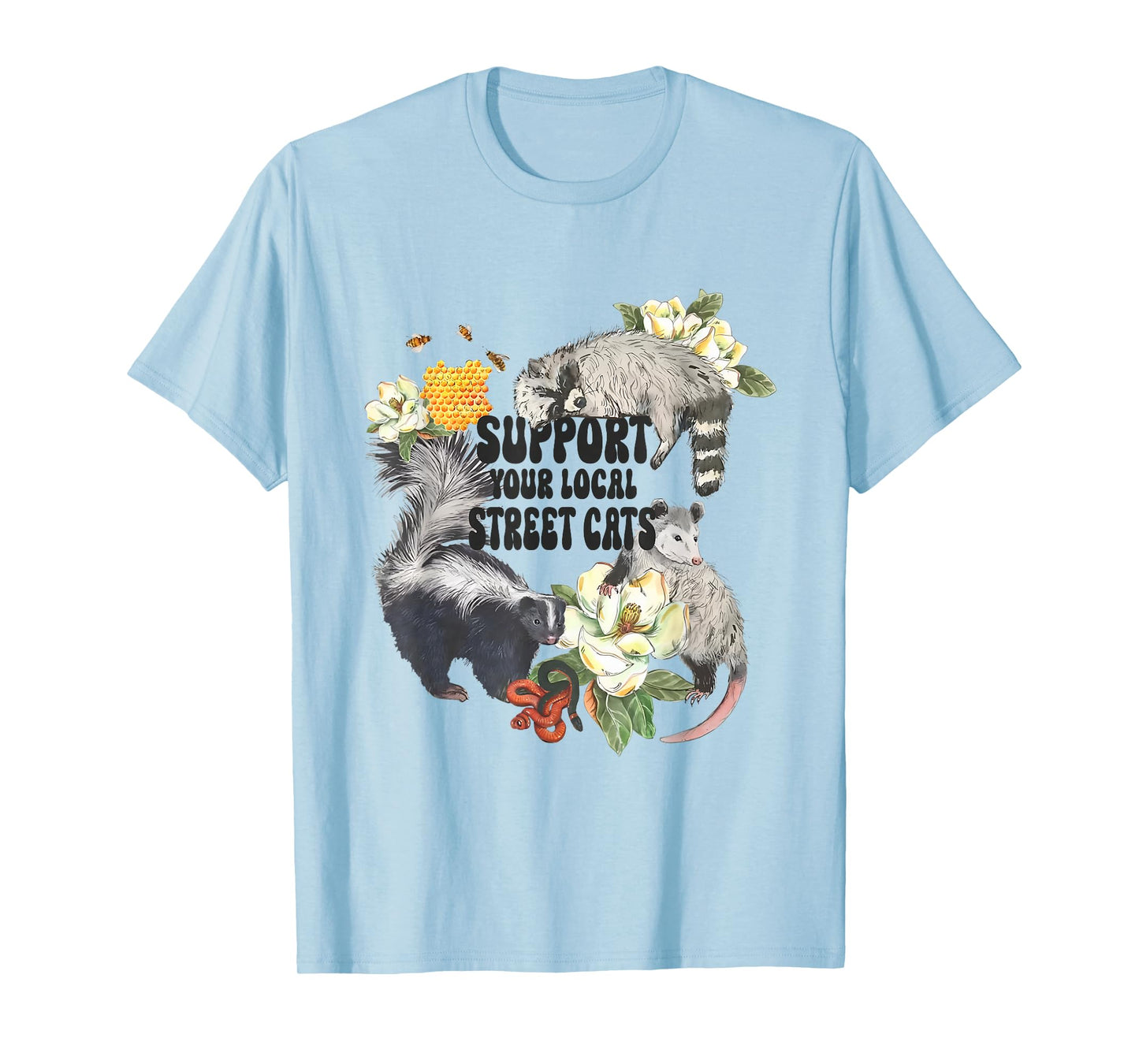 Support Your Local Street Cats Team Trash Street Cats Squad T-Shirt