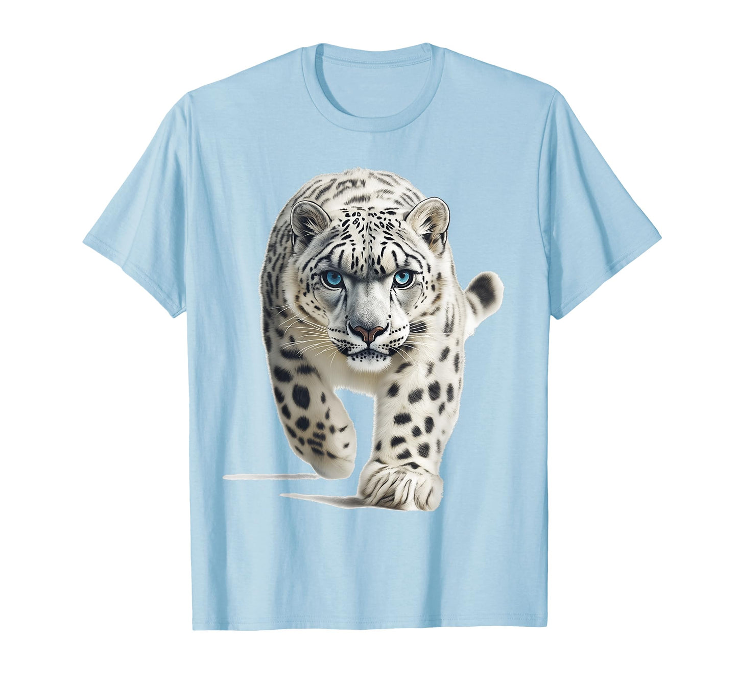 Snow Leopard Stare Snow Leopard Stalk Fierce Snow Leopard T-Shirt