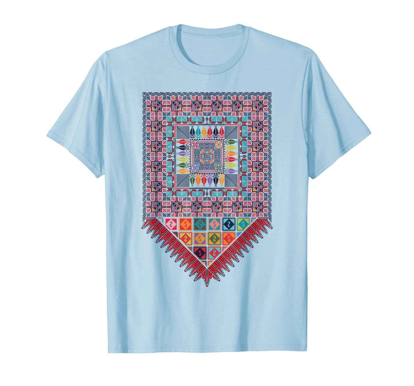 Palestine Women Arabic Girls Islamic Womens Folklore Thobe T-Shirt