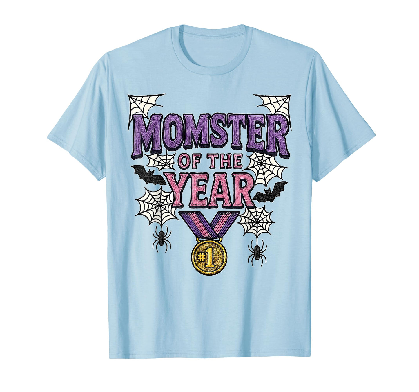 Momster of The Year Spooky Halloween Costume Mom T-Shirt