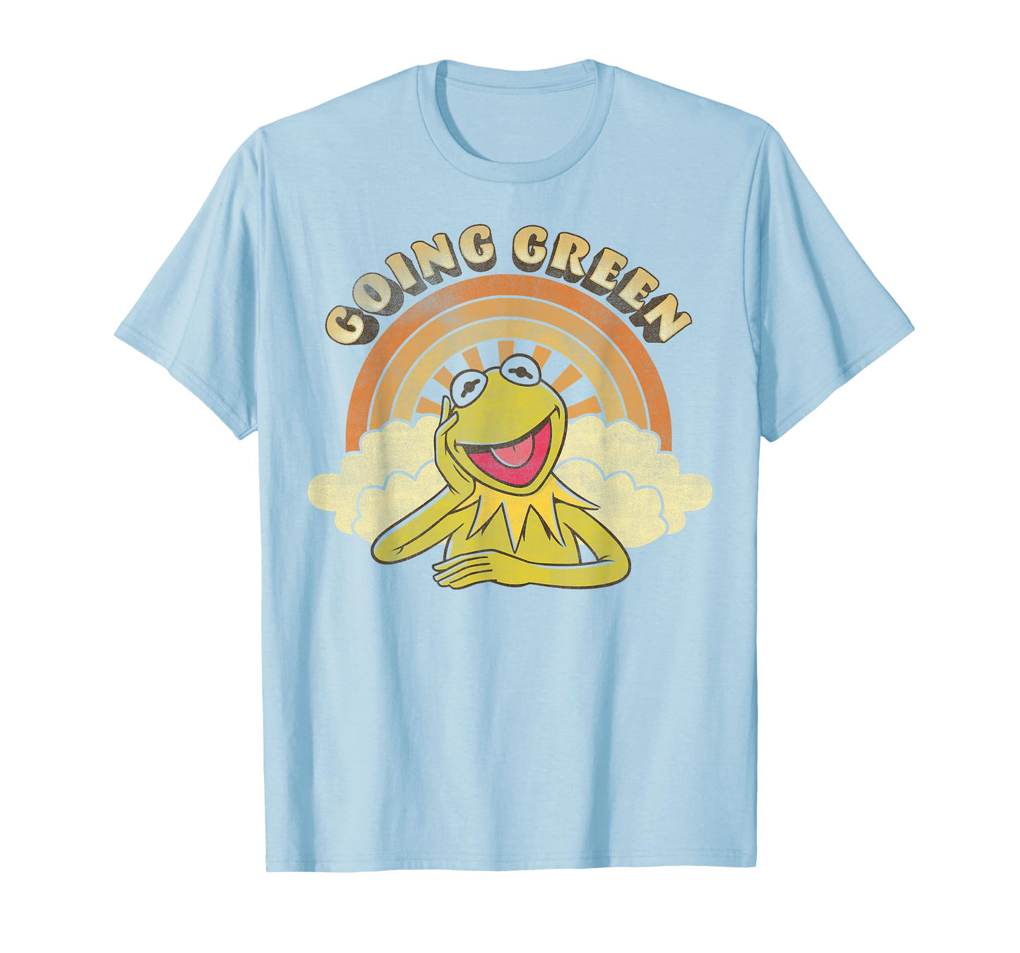 Disney The Muppets Kermit The Frog Going Green Sunrise T-Shirt