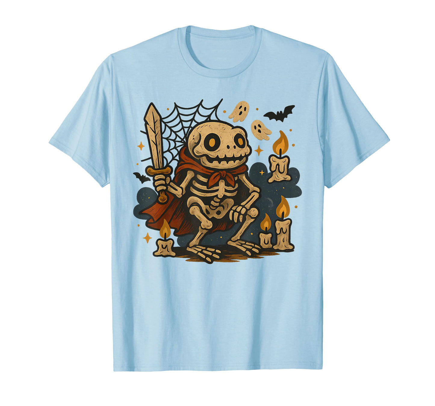 Skeleton Frog Halloween Funny Creepy Cute Costume T-Shirt