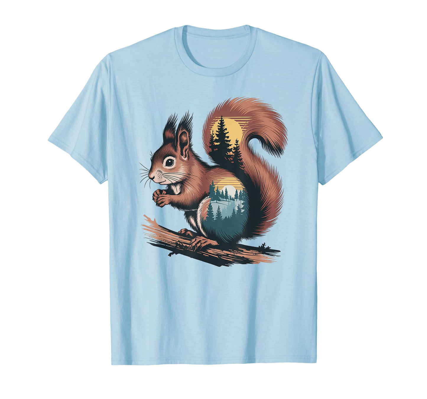 Squirrel Hunting Hiking Outdoor Camping Forest Men Women T-Shirt