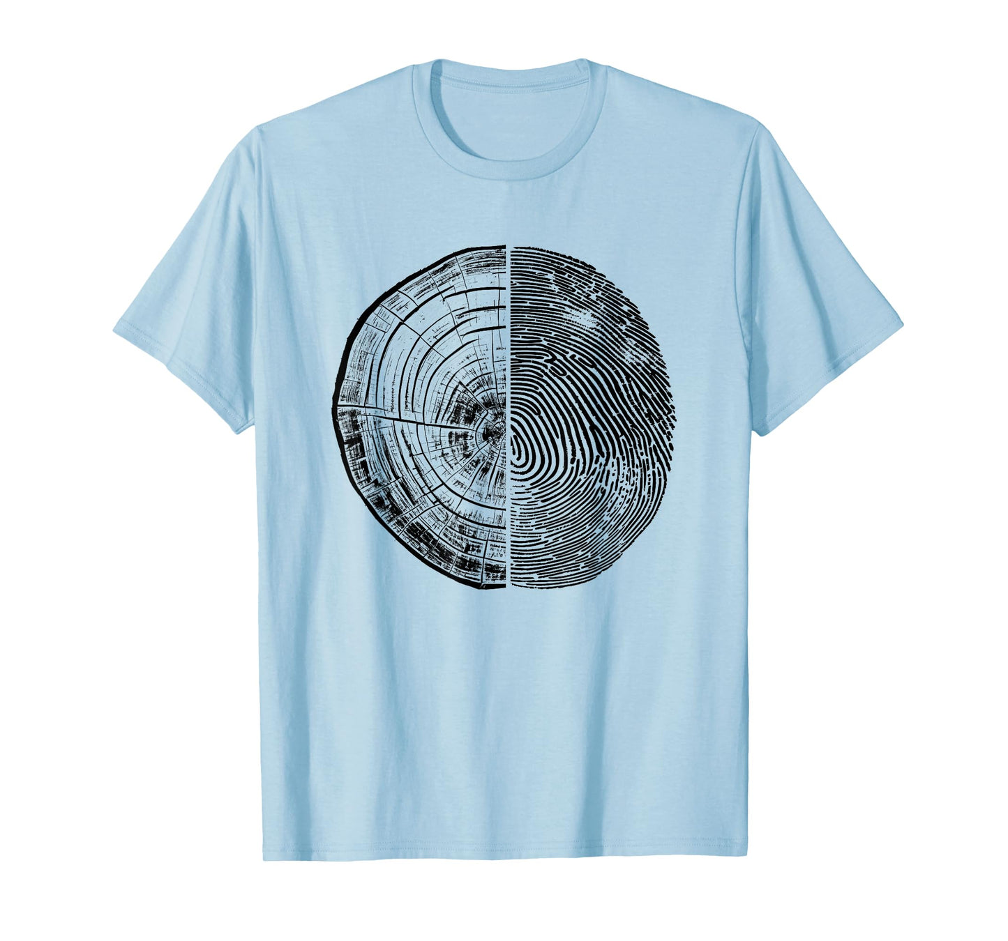 Tree Rings And Finger Print T-Shirt