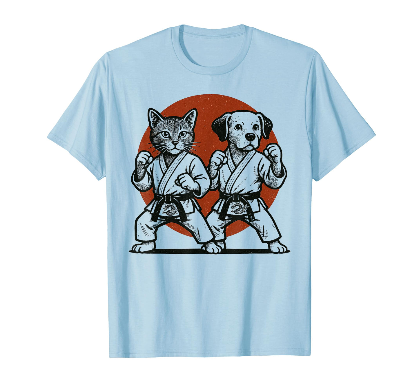 Karate Cat Dog Karate Gi Karate Japanese Stuff Karate T-Shirt