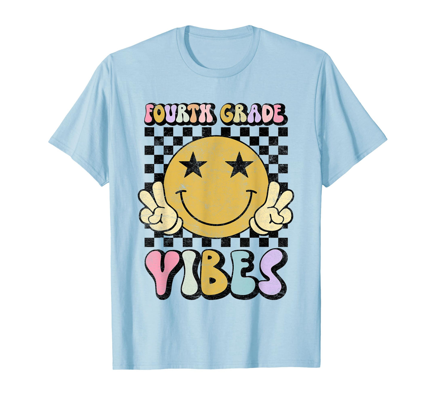 Fourth Grade Vibes 4th Grade Back to School Teacher Student T-Shirt