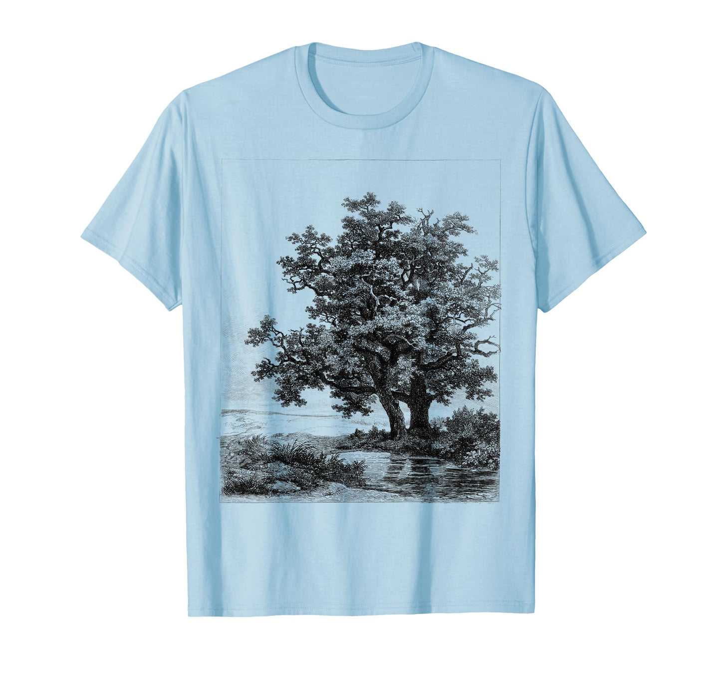 Vintage Eiche Natural Oak Tree Woodsman T-Shirt