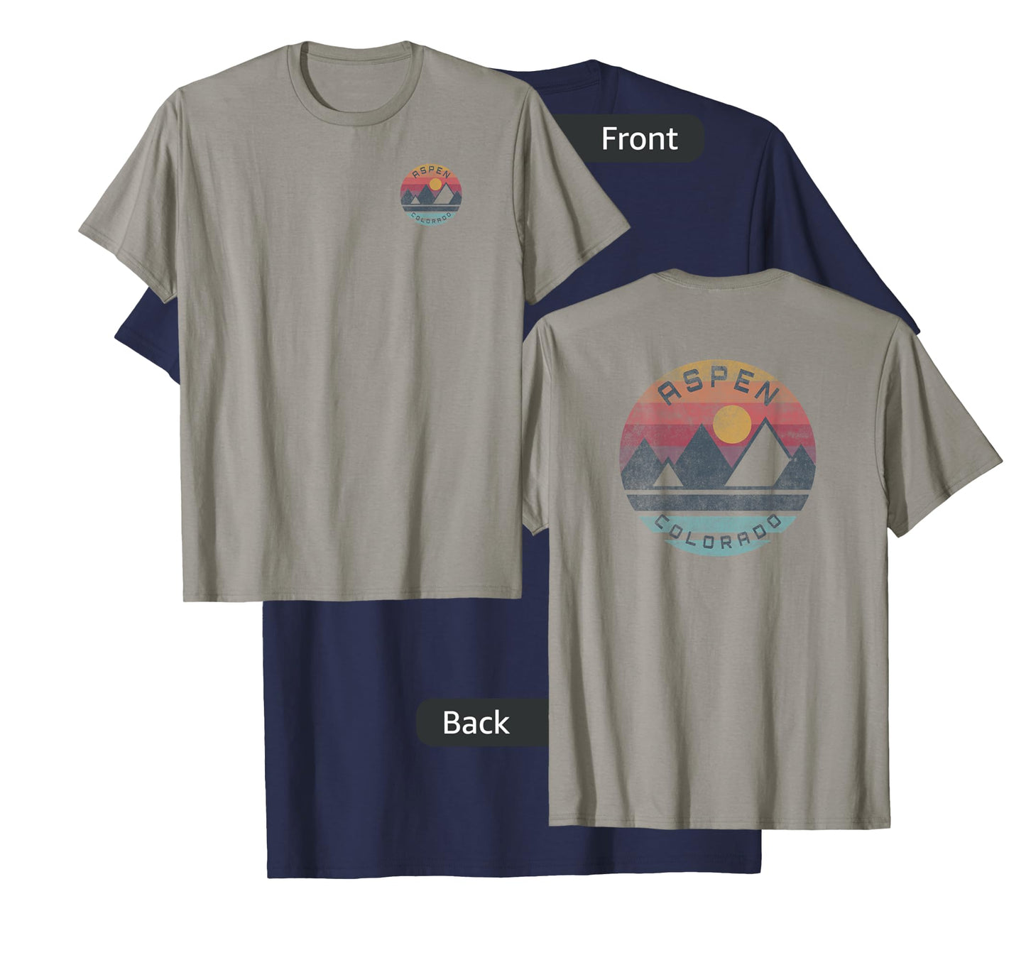 Aspen, Colorado Mountain Graphic T-Shirt
