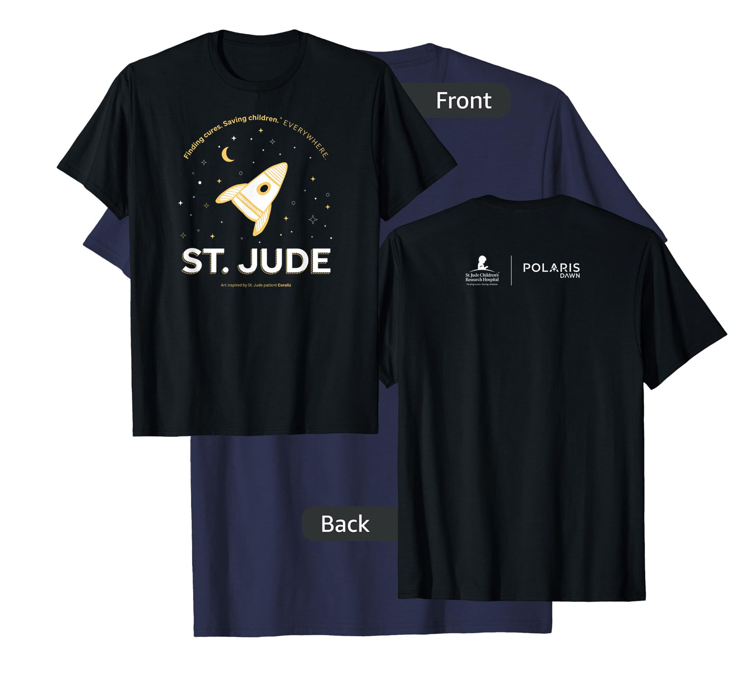 St. Jude Patient Coraliz Moon T-Shirt