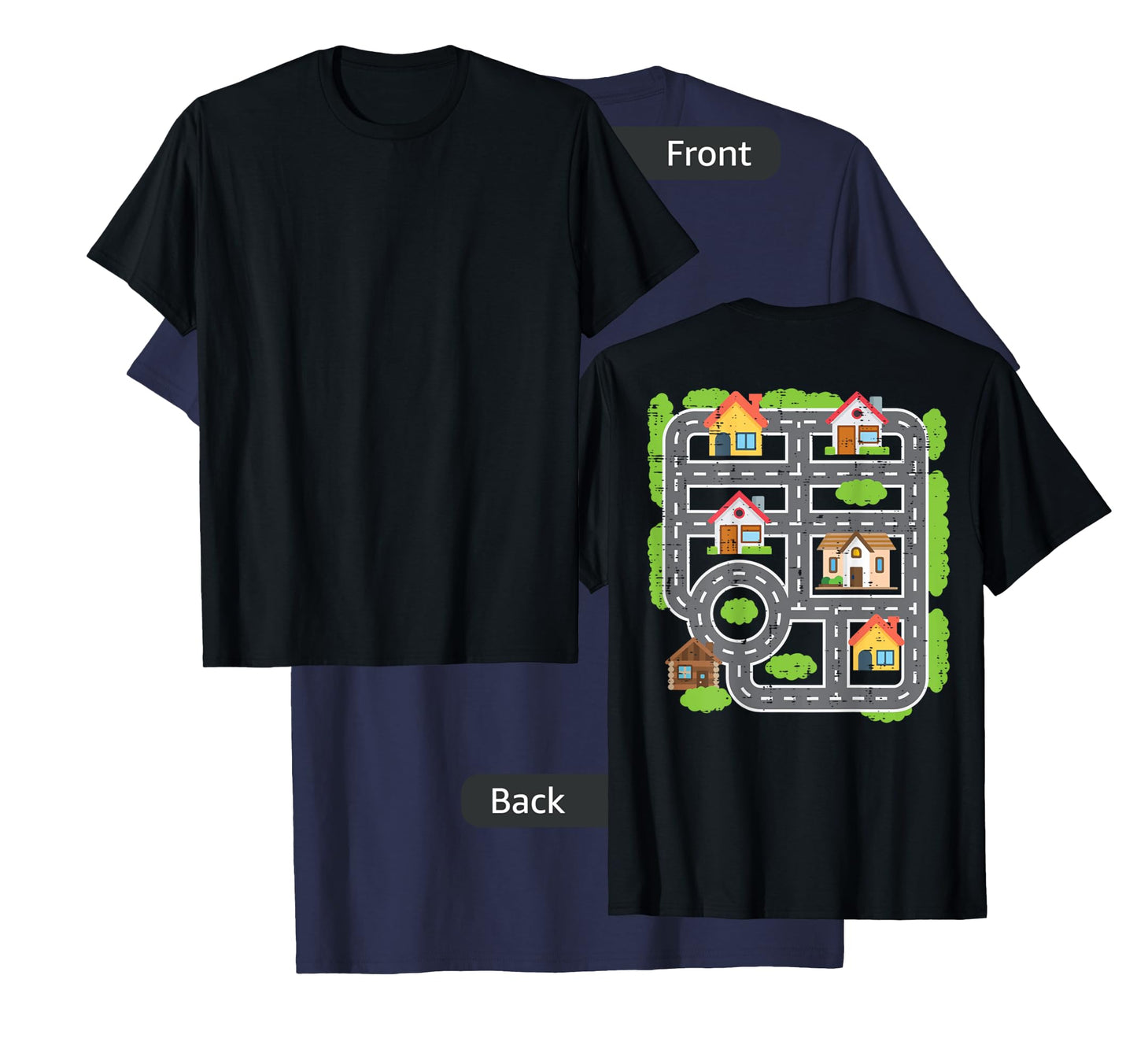 Play Cars On Daddys Back Fathers Day Gift Dad Massage T-Shirt
