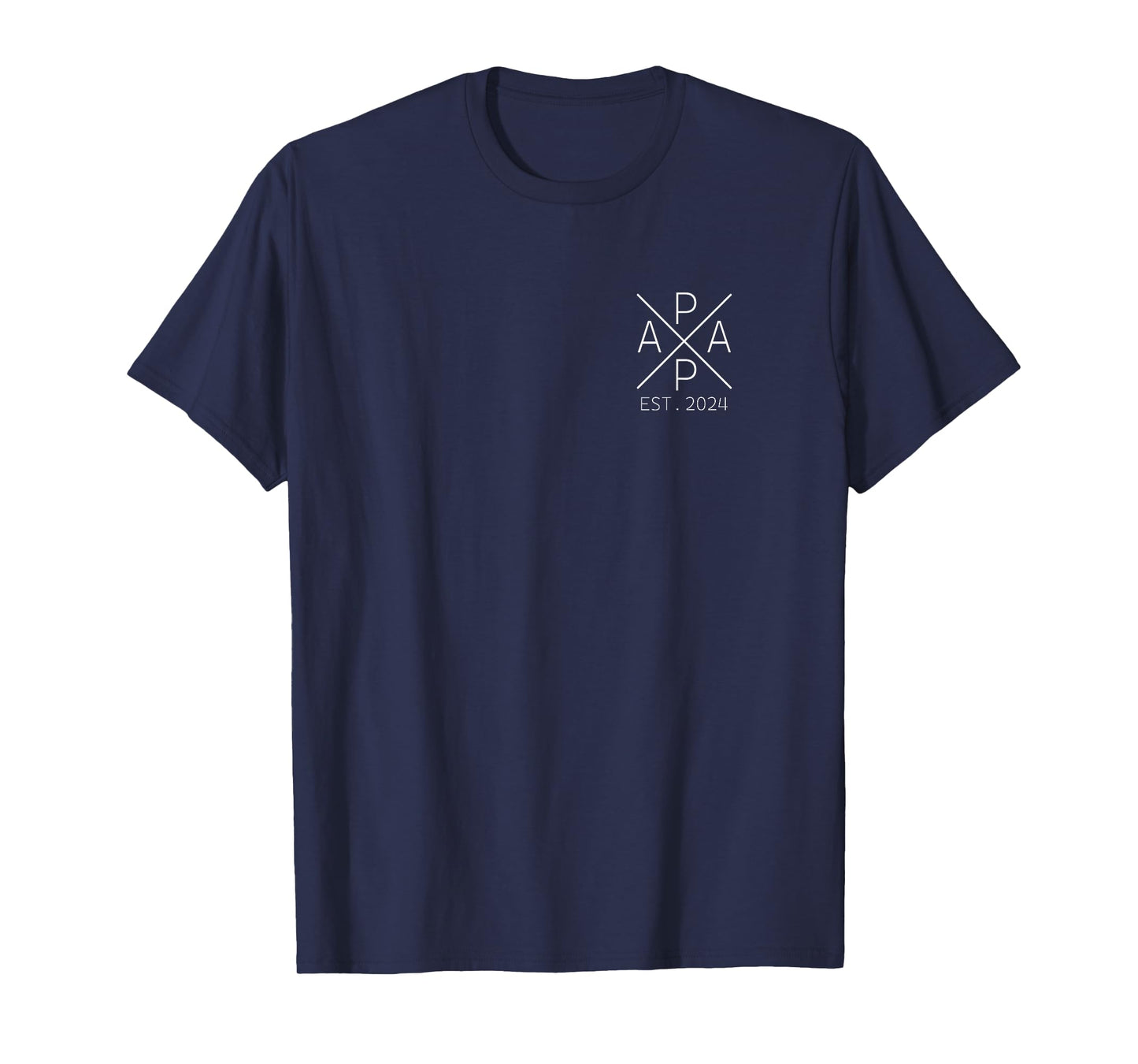 Papa est 2024 Father since 2024 Papa 2024 T-Shirt
