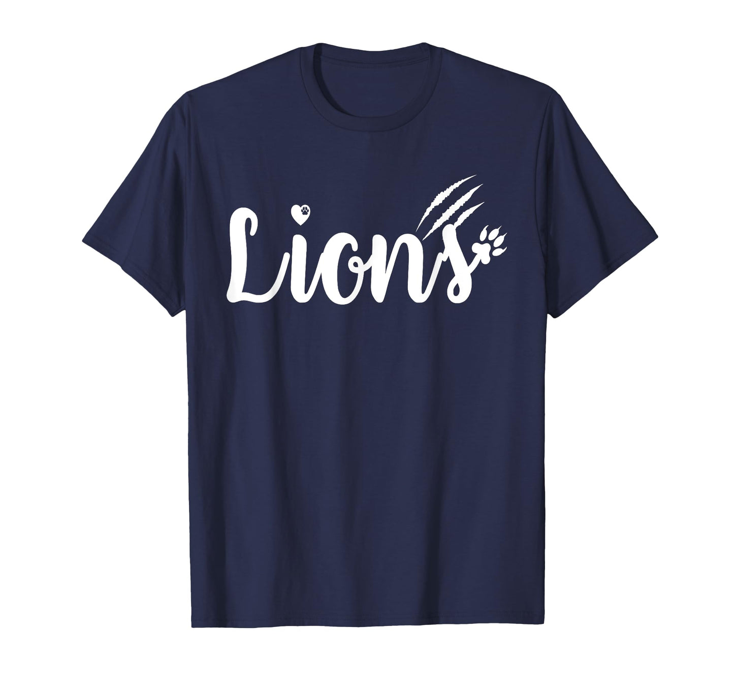 Lions Mascot School Sports Fan Team Spirit Back to School T-Shirt