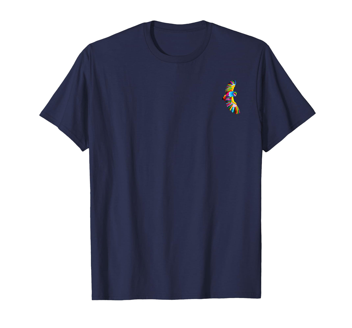 Colorful Owl in Pocket Cute Owl Design for Wildlife Fans T-Shirt