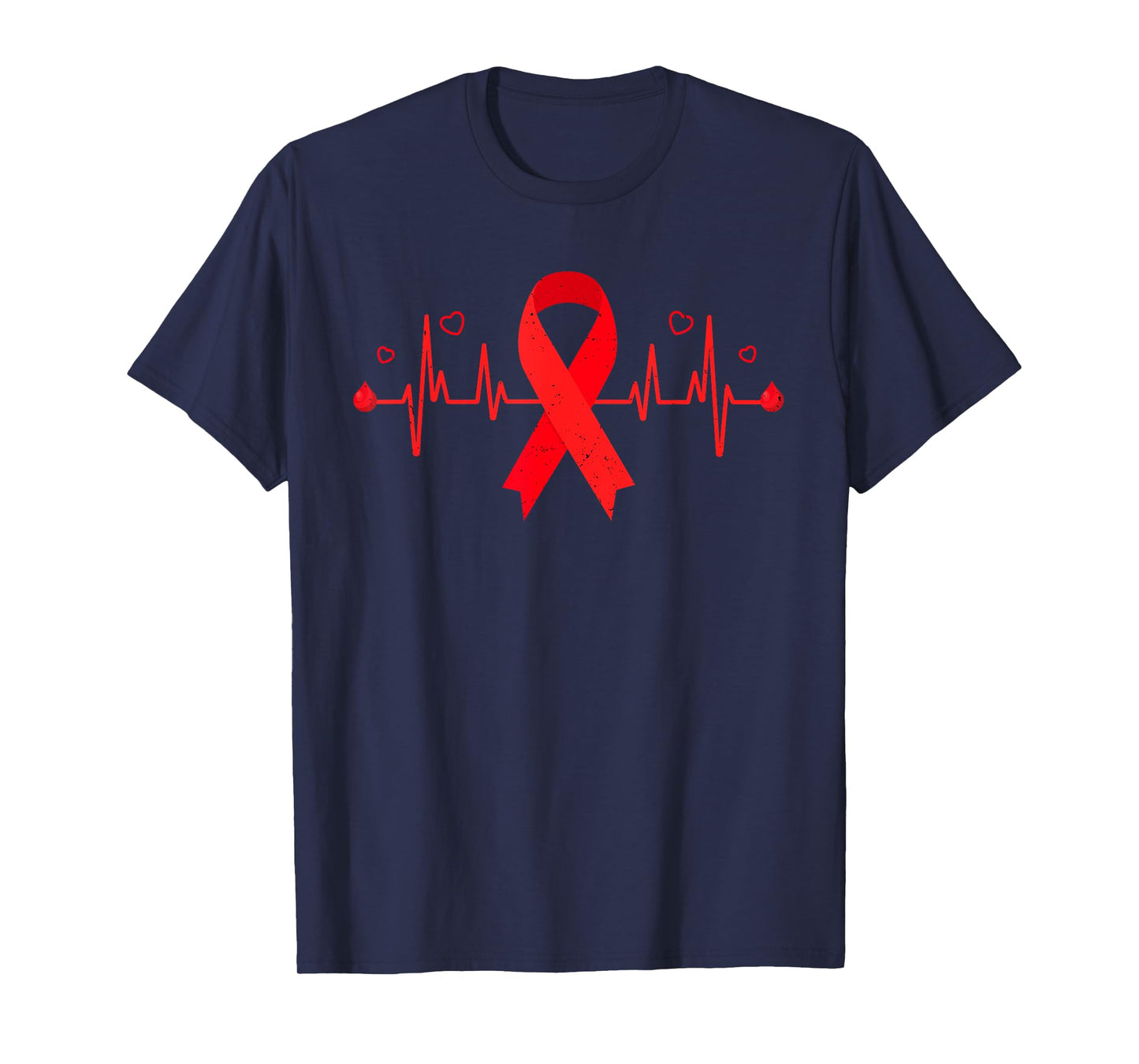 Blood Clot Ribbon Pulmonary Embolism Survivor PE Supporter T-Shirt