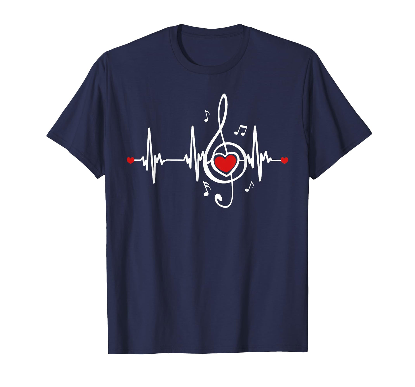 Music Heartbeat Symbol Nurse World Music Day Music Lovers T-Shirt