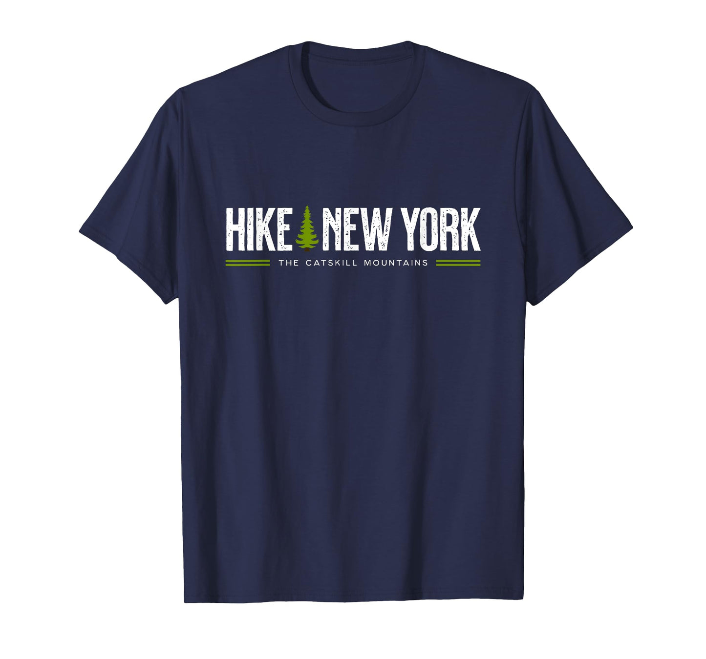 New York The Catskills Hike Tree Retro Graphic T-Shirt