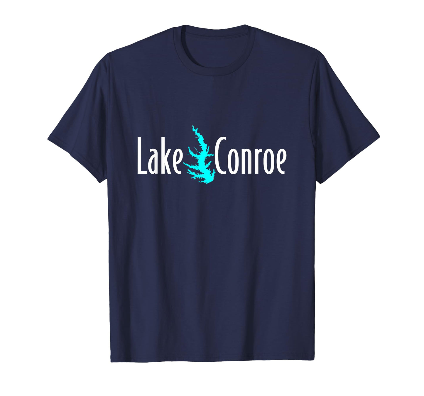 Minimalist Lake Conroe - Texas T-Shirt