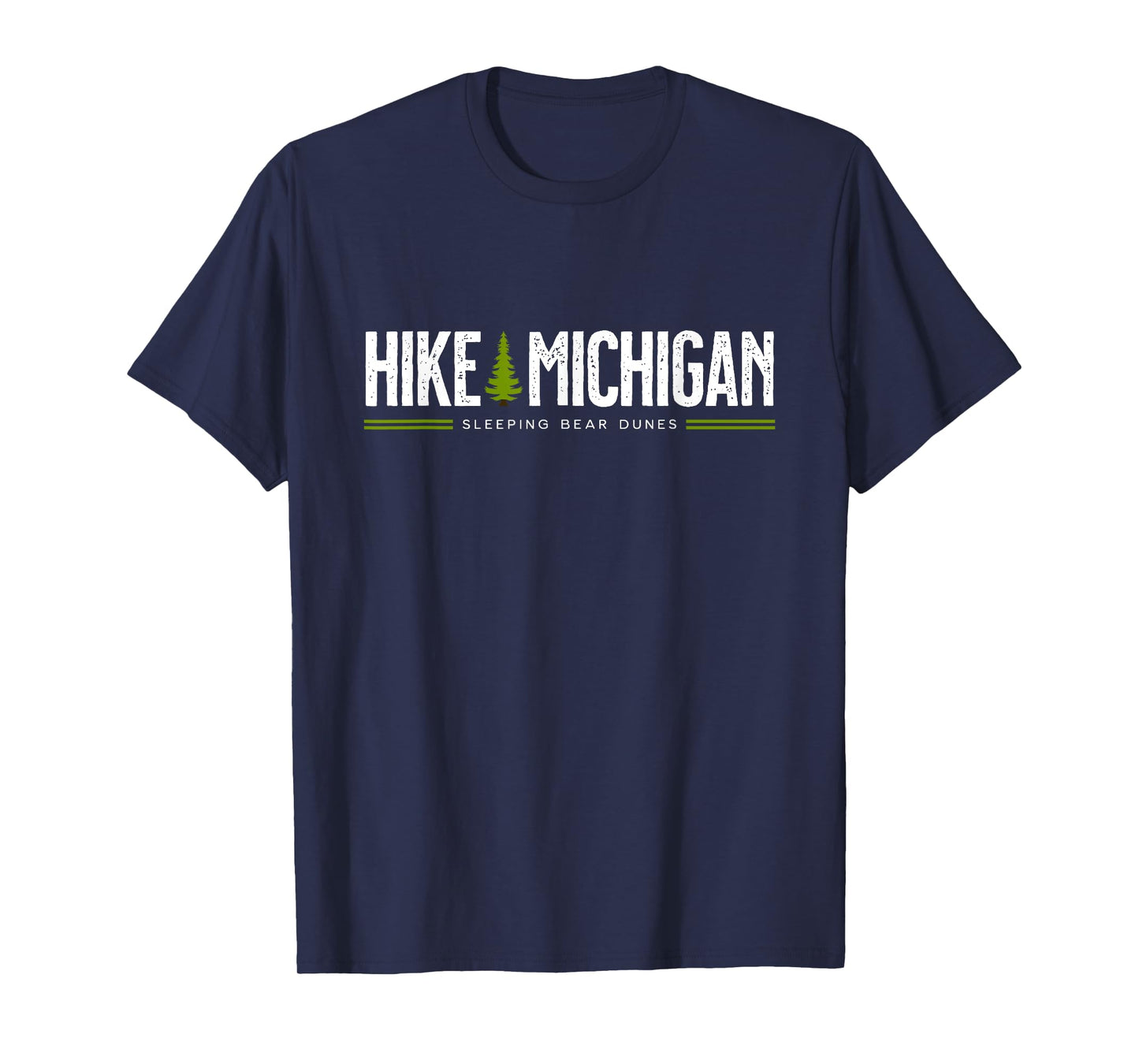 Michigan Sleeping Bear Dunes Hike Tree Retro Graphic T-Shirt