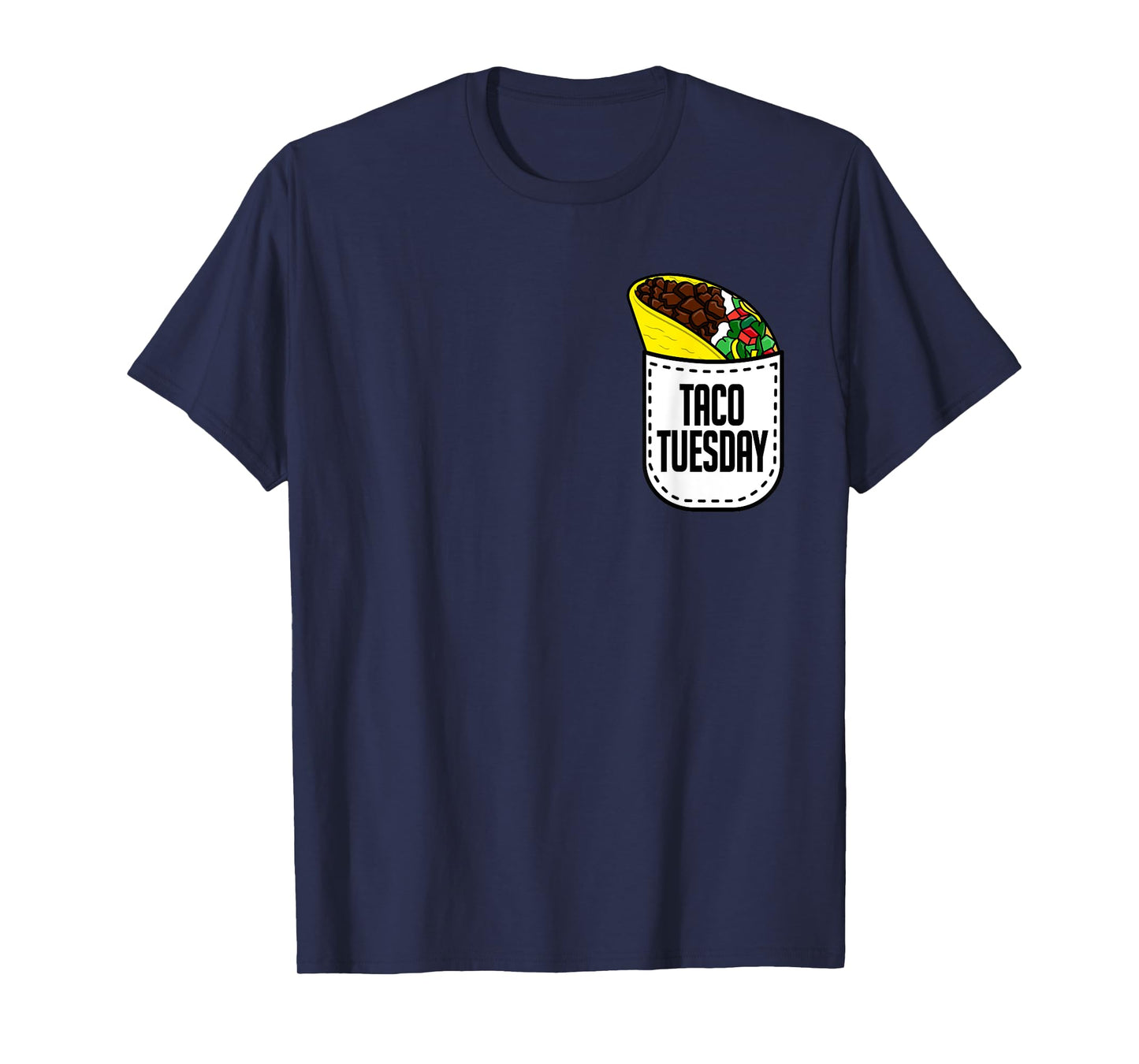 Taco Tuesday T-Shirt - Mexican Food Pocket Taco Tee Shirt T-Shirt