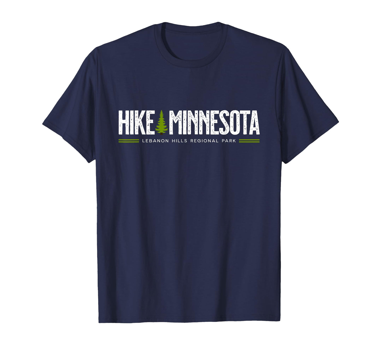 Minnesota Lebanon Hills Park Hike Tree Retro Graphic T-Shirt